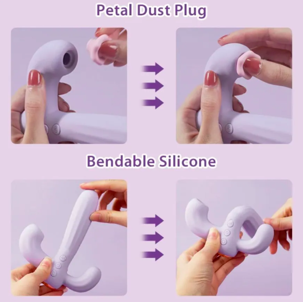 Svakom Bernice 3 nhánh kích thích điểm G rung hút tăng khoái cảm